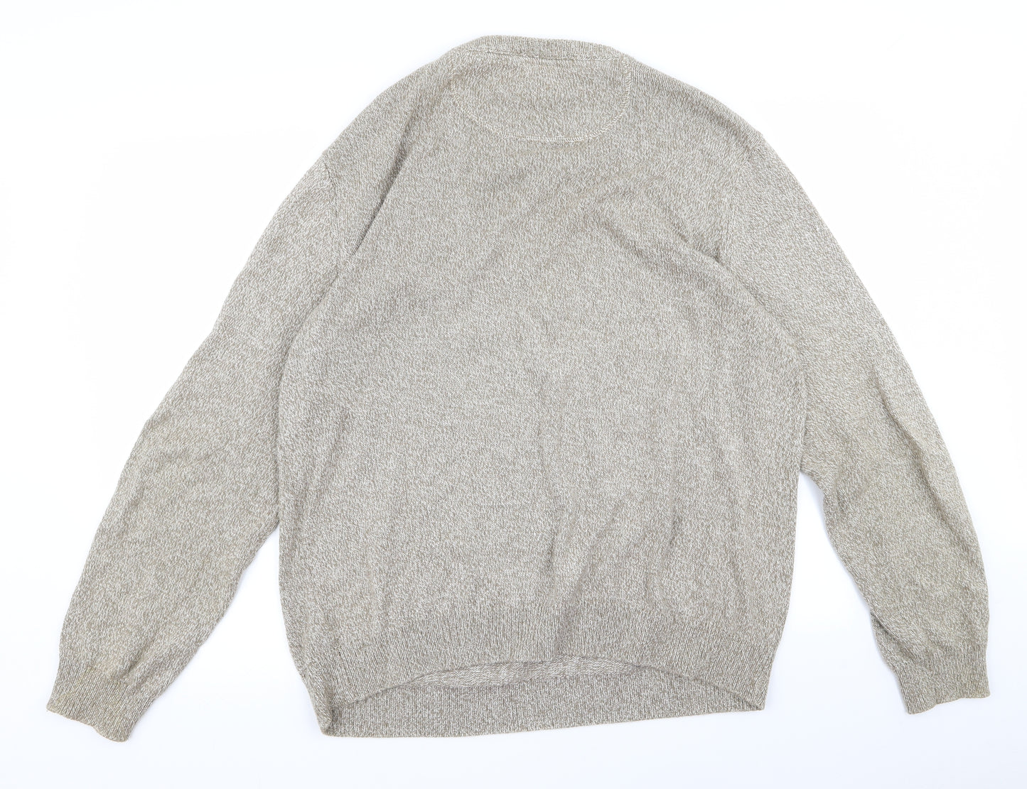lincon Womens Beige Animal Print  Pullover Jumper Size XL