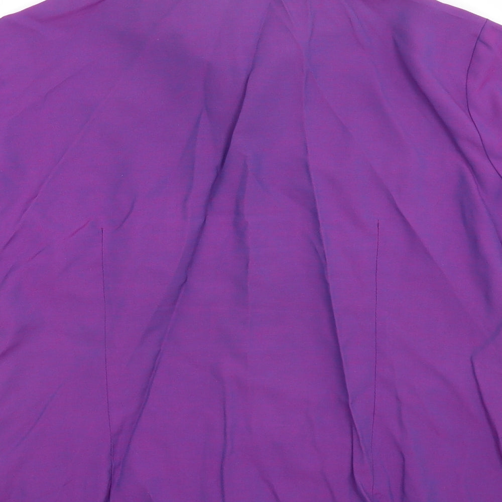New Look` Womens Purple   Basic Button-Up Size 12