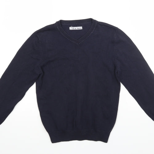 George Girls Blue   Pullover Jumper Size 8-9 Years
