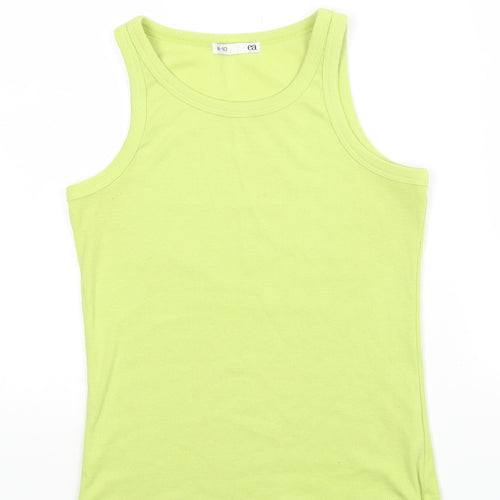 EA Womens Yellow   Basic T-Shirt Size 8