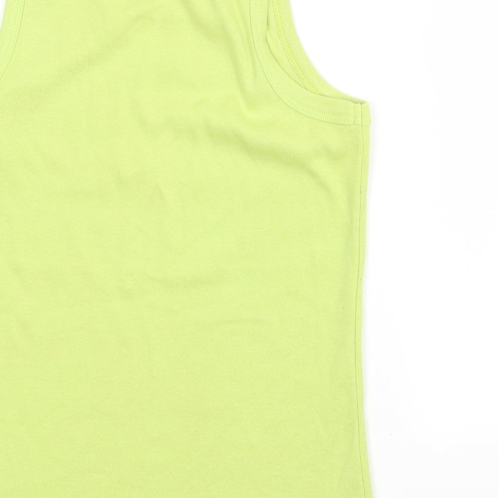 EA Womens Yellow   Basic T-Shirt Size 8