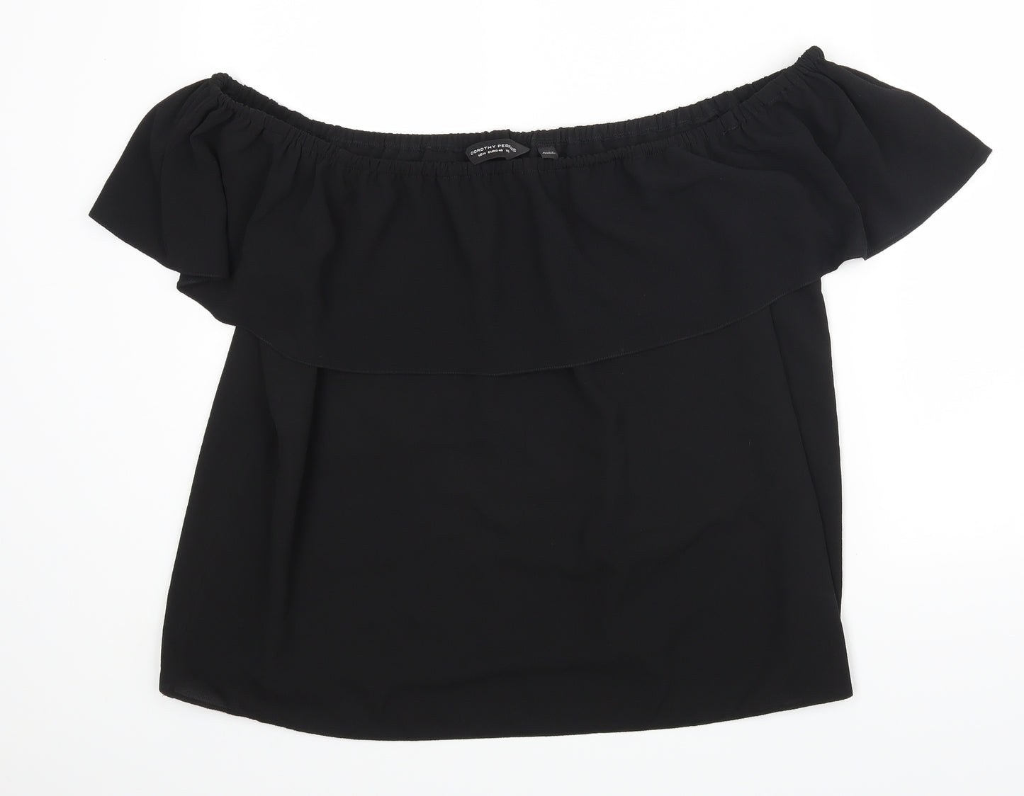 Dorothy Perkins Womens Black   Basic Blouse Size 18