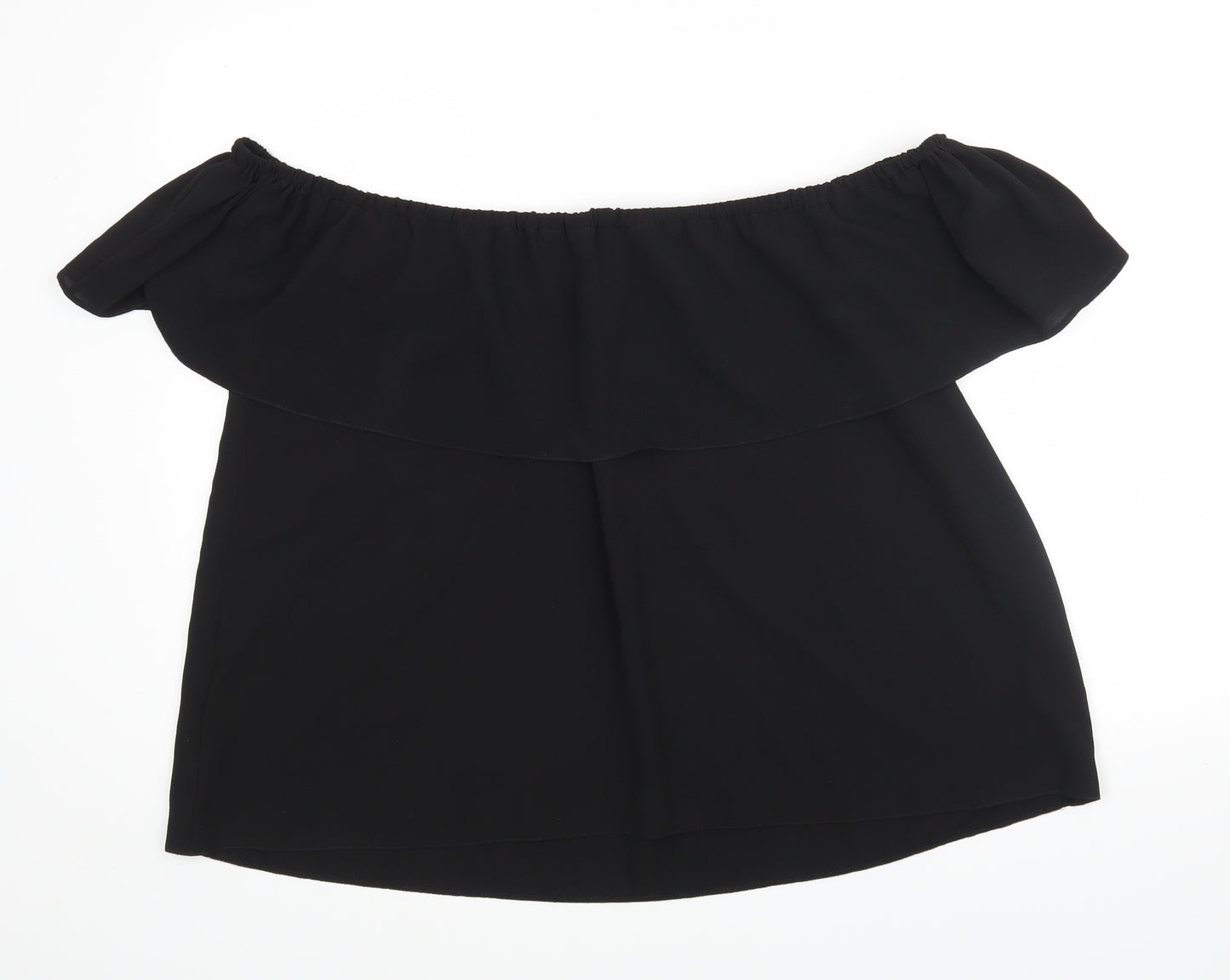 Dorothy Perkins Womens Black   Basic Blouse Size 18
