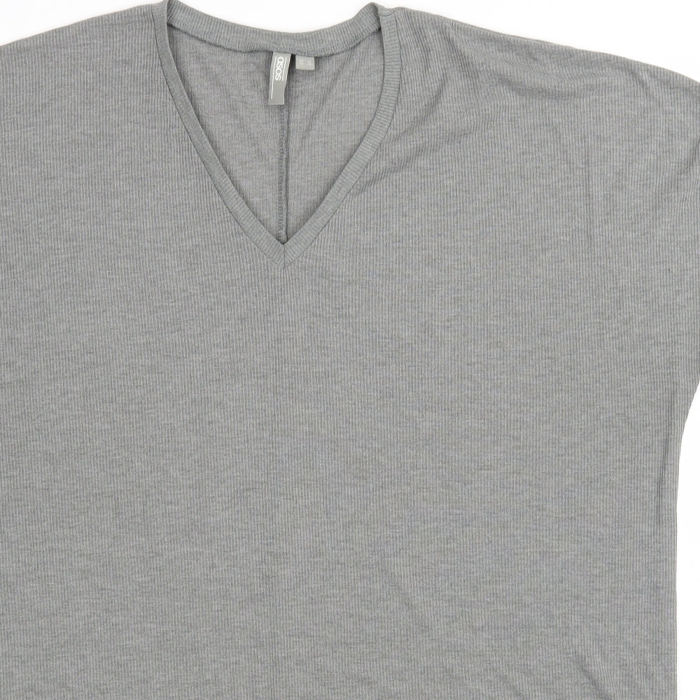 ASOS Womens Grey   Basic Blouse Size 18