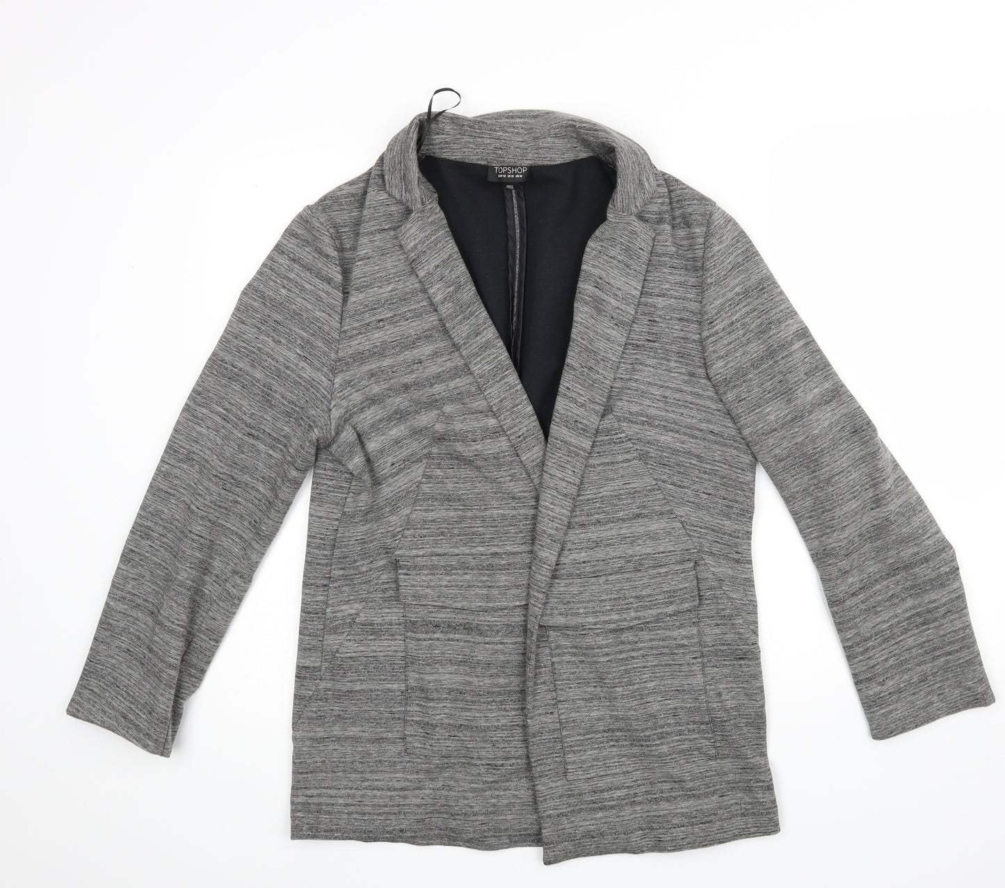 Topshop Womens Grey   Jacket  Size 14