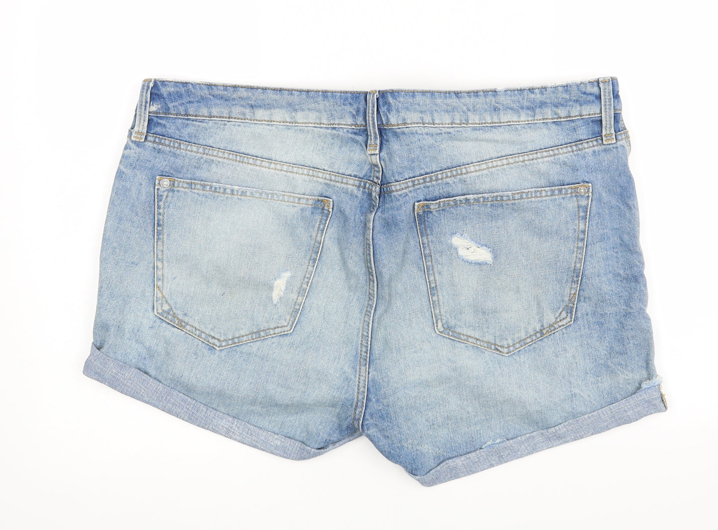 River Island Womens Blue   Hot Pants Shorts Size 18