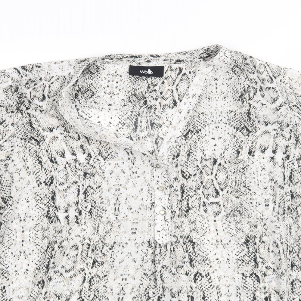 Wallis Womens White   Basic Blouse Size L