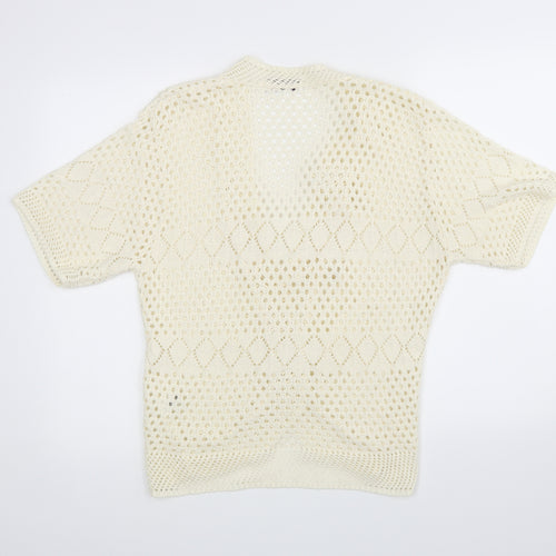 Style Talk Womens Beige   Basic Blouse Size M