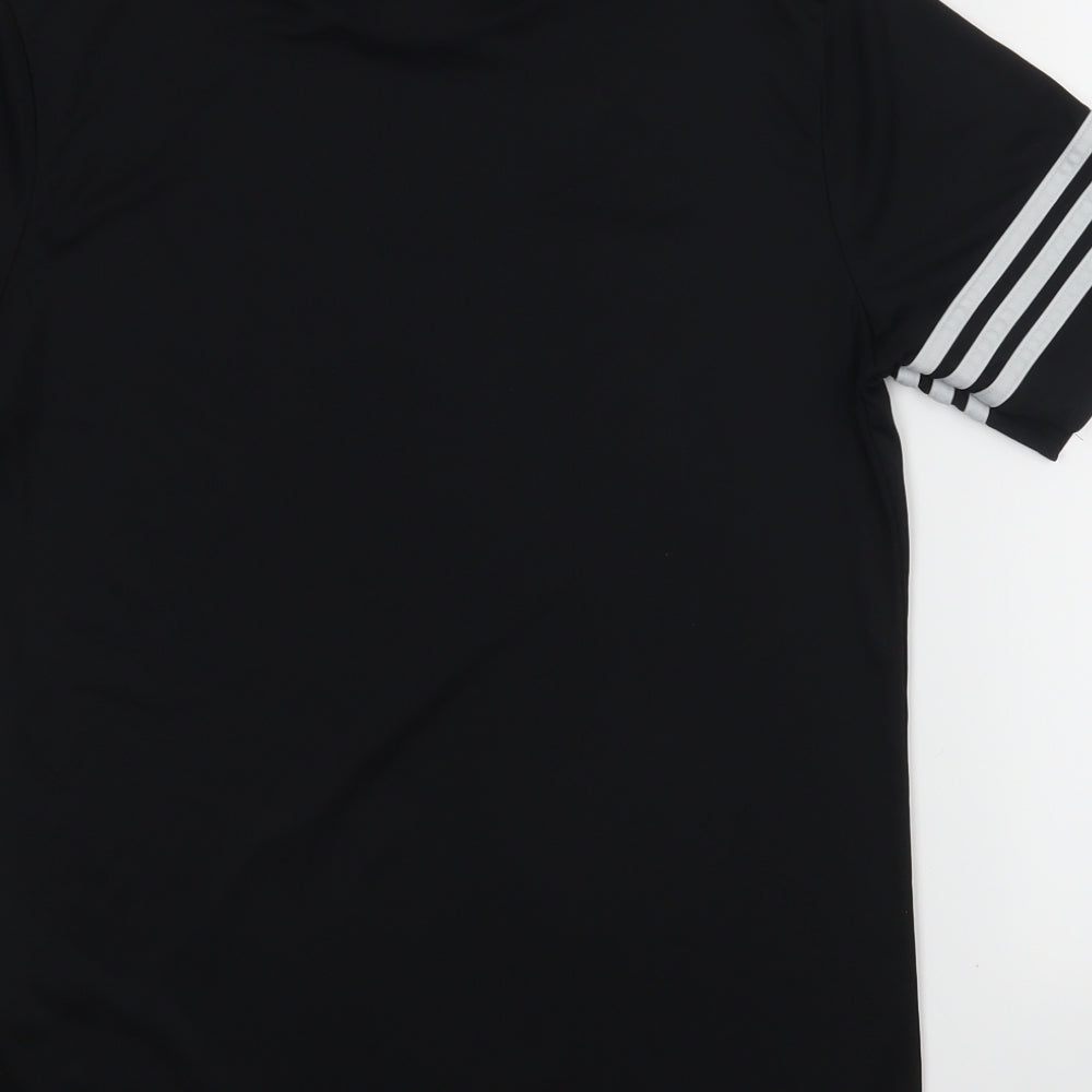 Addidas Boys Black   Basic T-Shirt Size XL