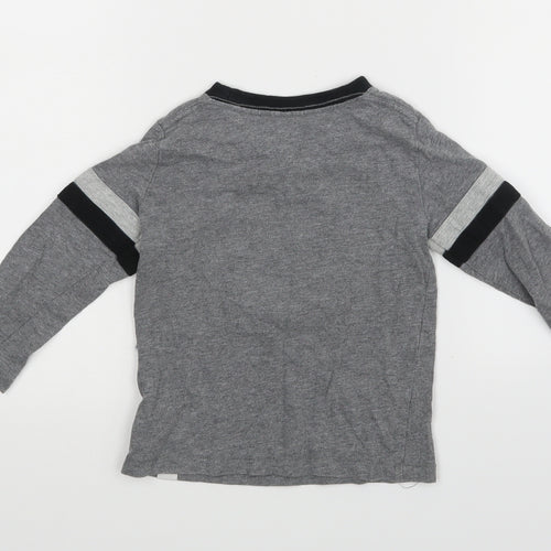 Gap  Grey   Basic T-Shirt Size 18-24 Months  - Mickey mouse