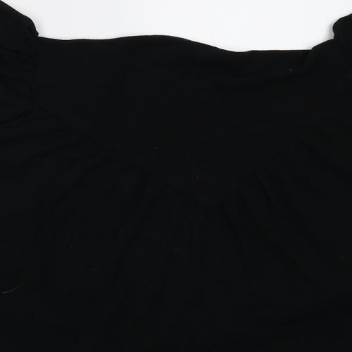 LUSHOUS Womens Black   Cardigan Jumper Size M