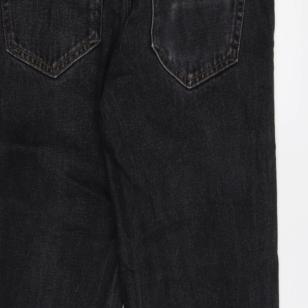 George Mens Black  Denim Straight Jeans Size 32 L30 in