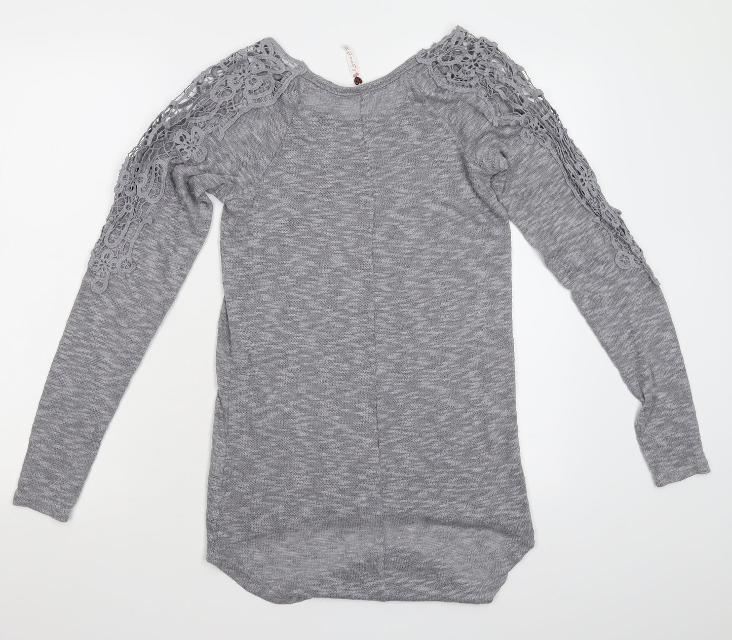 Poof Womens Green   Pullover Jumper Size M