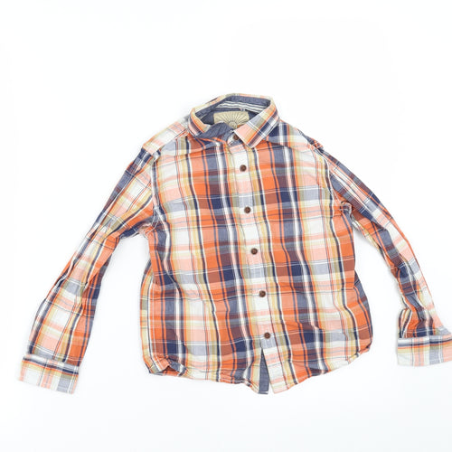 NEXT Boys Multicoloured Check  Basic Button-Up Size 5 Years