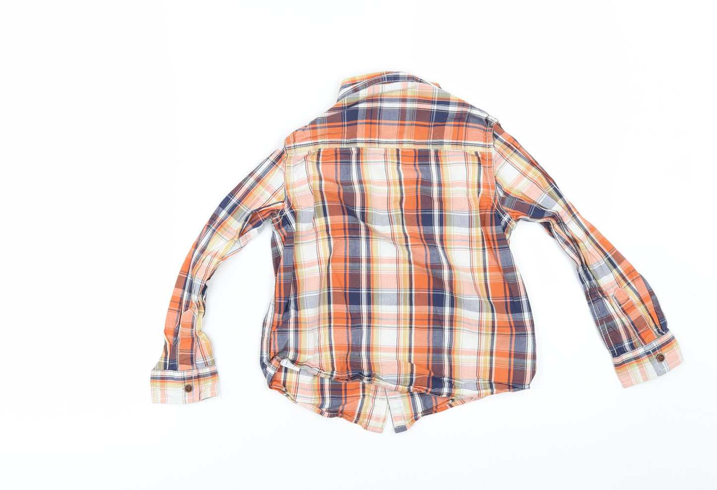 NEXT Boys Multicoloured Check  Basic Button-Up Size 5 Years
