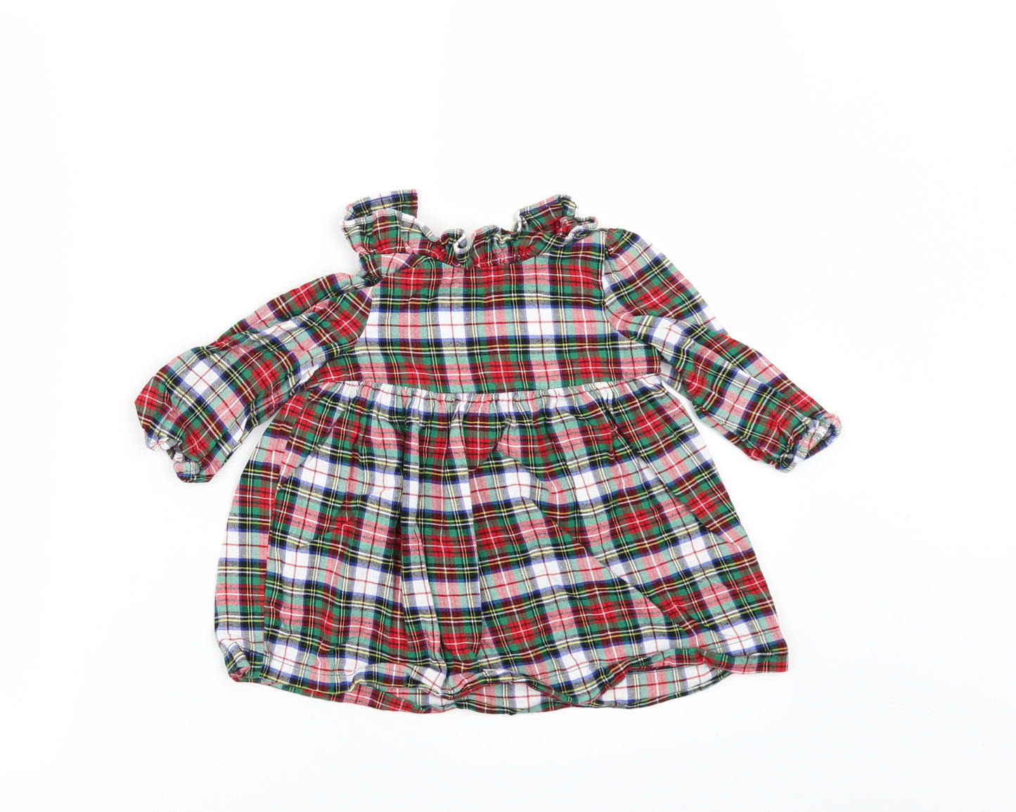 Gap Girls Multicoloured Check  A-Line  Size 12-18 Months