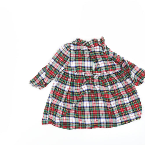 Gap Girls Multicoloured Check  A-Line  Size 12-18 Months
