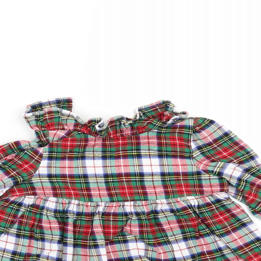 Gap Girls Multicoloured Check  A-Line  Size 12-18 Months