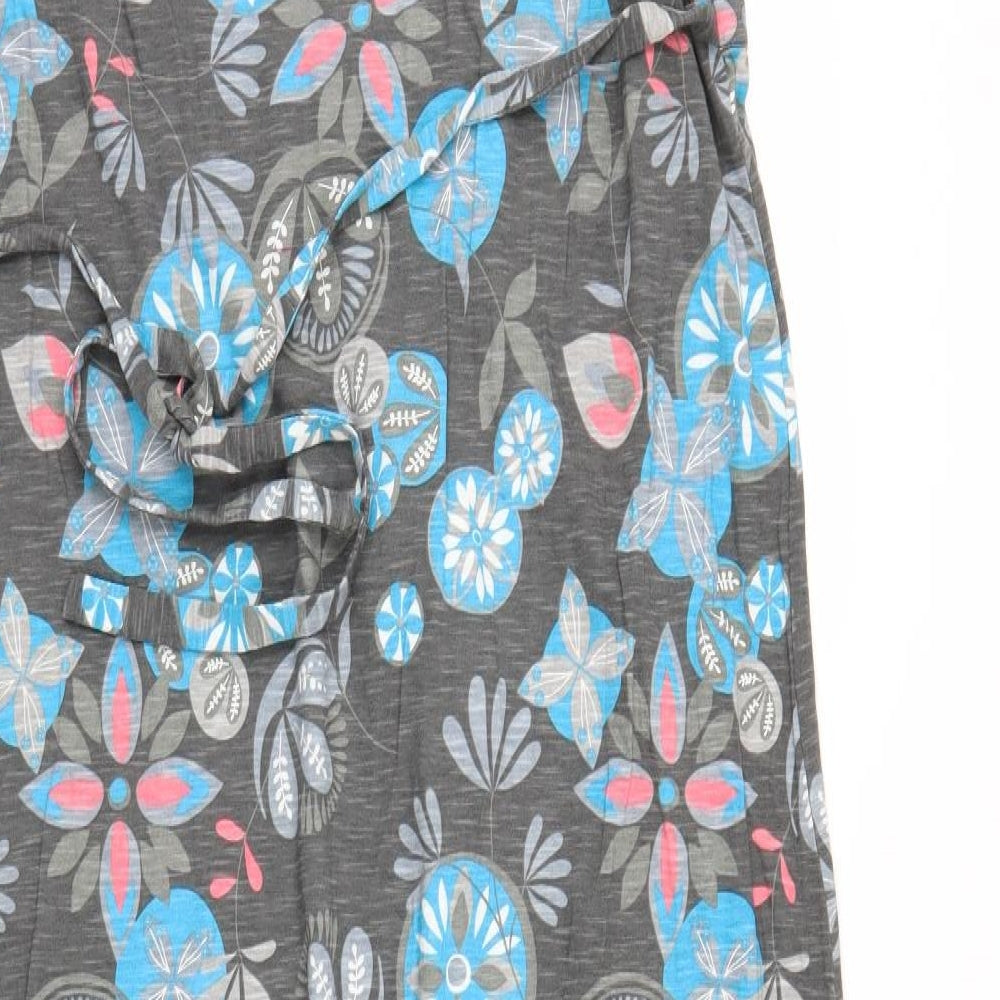 Debenhams Womens Grey Fair Isle  A-Line  Size 16