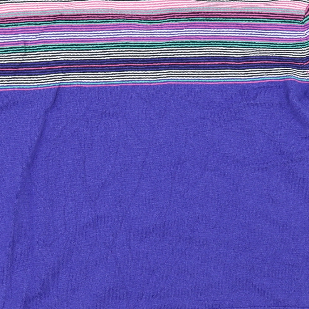 Jessica Graaf Womens Purple   Pullover Jumper Size M