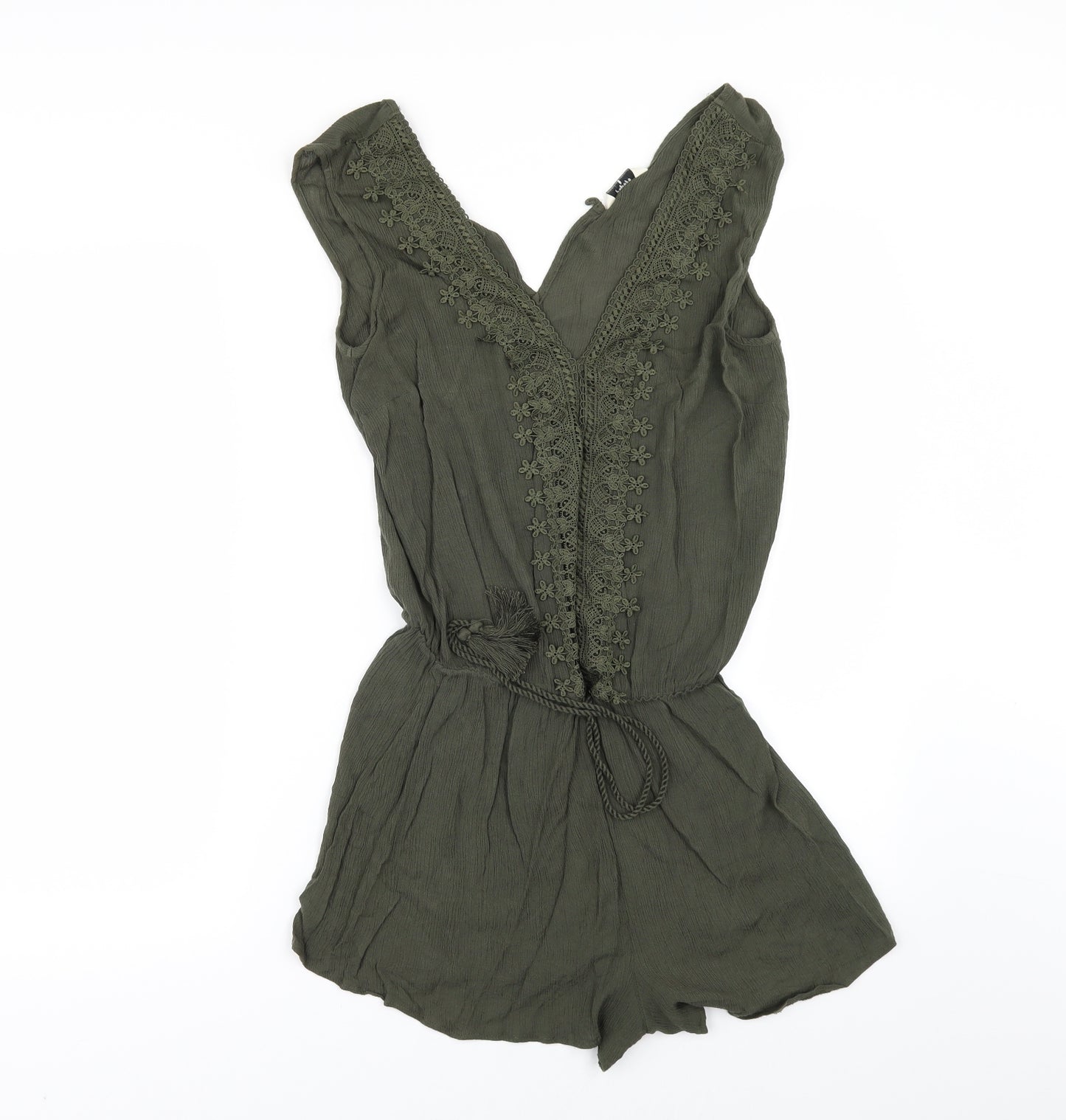 Papaya Womens Green   Playsuit One-Piece Size 8