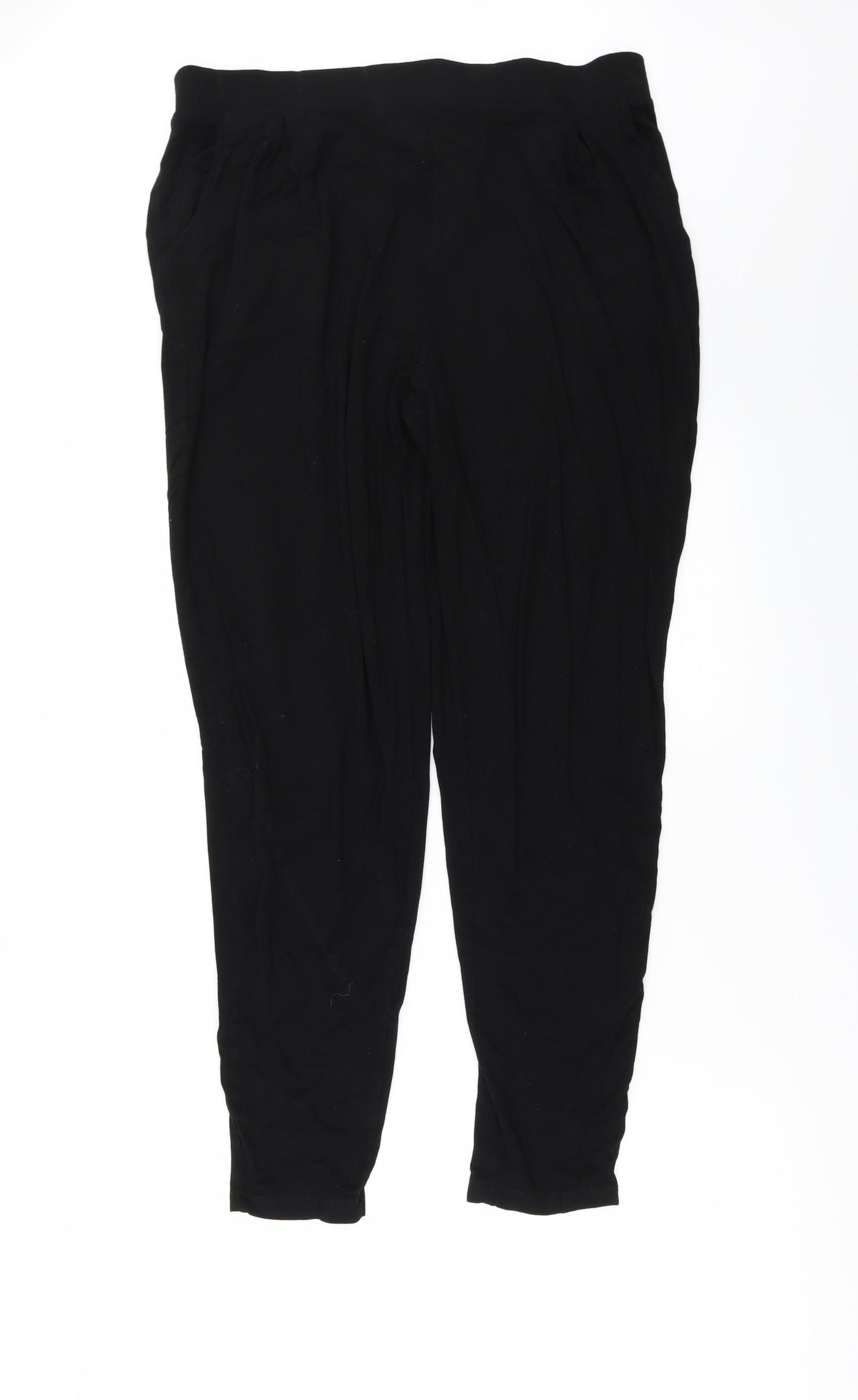 Nutmeg Womens Black   Carrot Leggings Size 14 L27 in