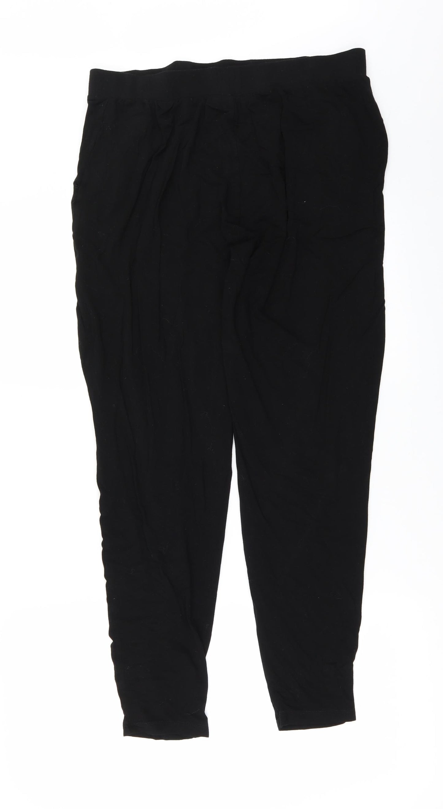 Nutmeg Womens Black   Carrot Leggings Size 14 L27 in
