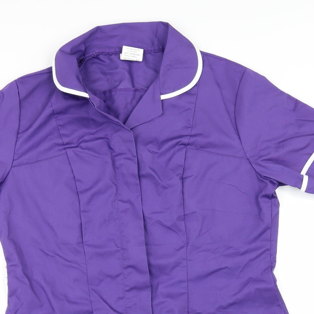 Alexander Womens Purple   Tunic Blouse Size L  - Workwear