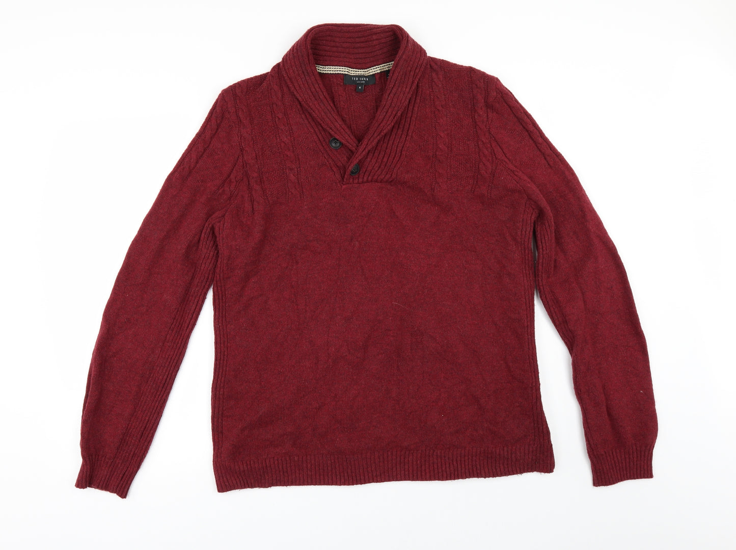 Ted Baker Mens Red   Pullover Jumper Size 2XL