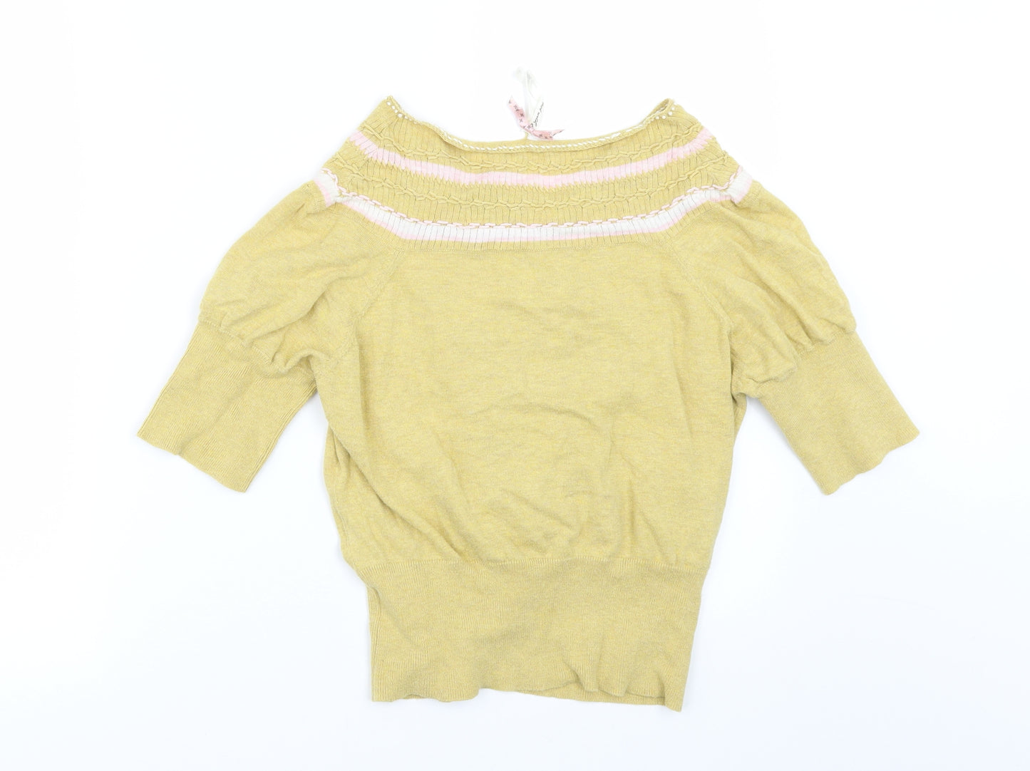 NEXT Womens Yellow   Cardigan Jumper Size 16