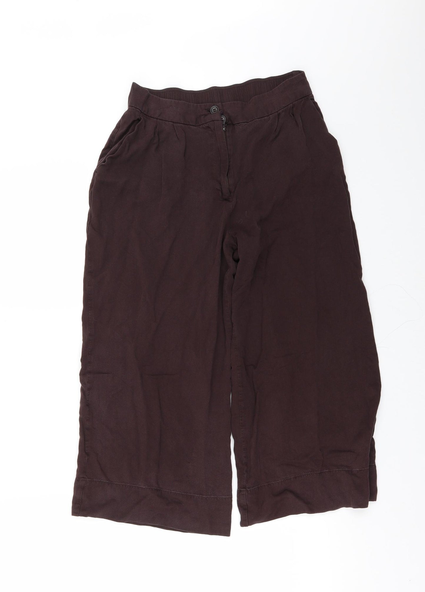 Preworn Womens Brown   Culotte Shorts Size 30 in