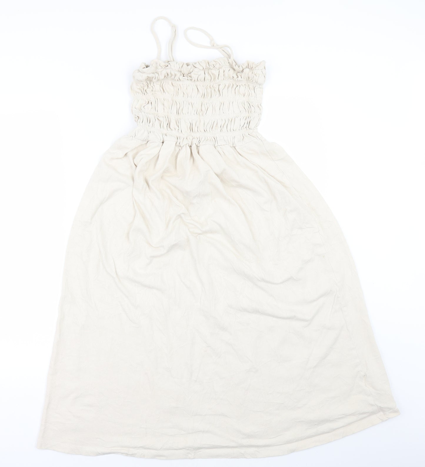 H&M Womens Beige   Fit & Flare  Size S