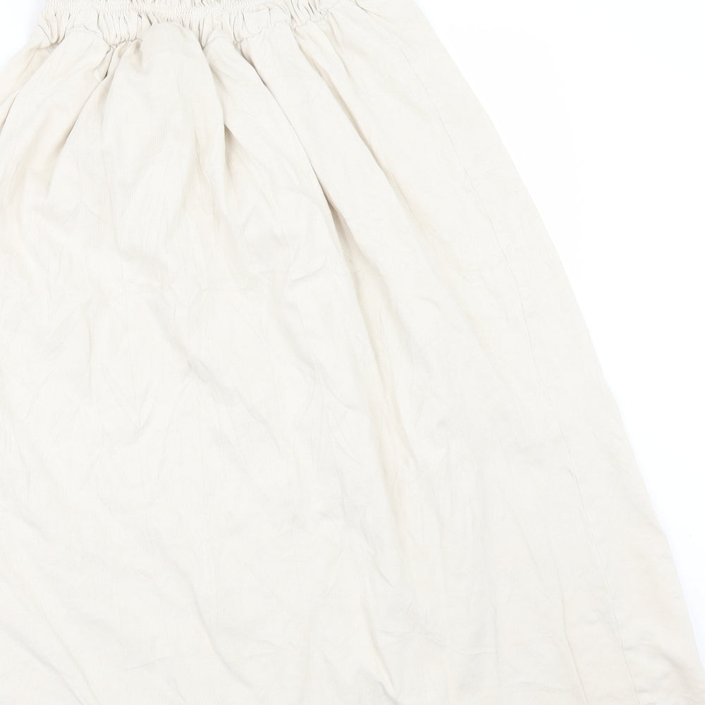 H&M Womens Beige   Fit & Flare  Size S