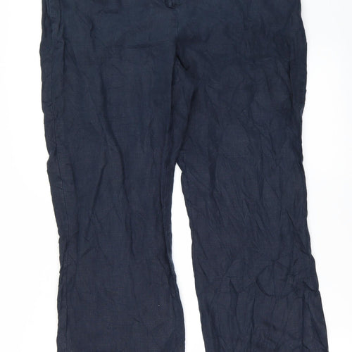 Viyella Womens Blue   Trousers  Size 12 L27 in
