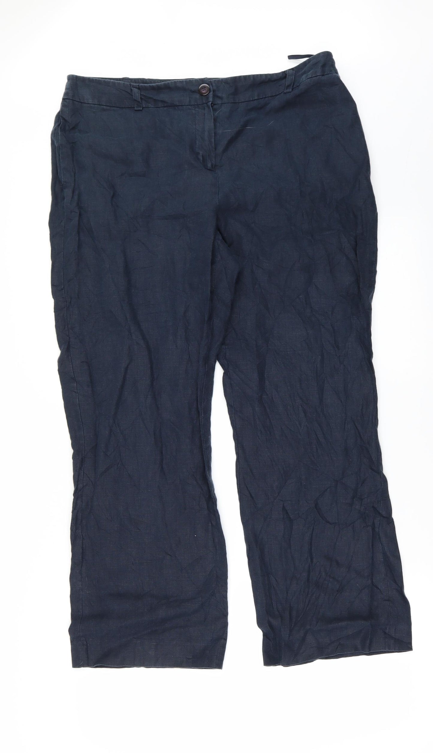 Viyella Womens Blue   Trousers  Size 12 L27 in