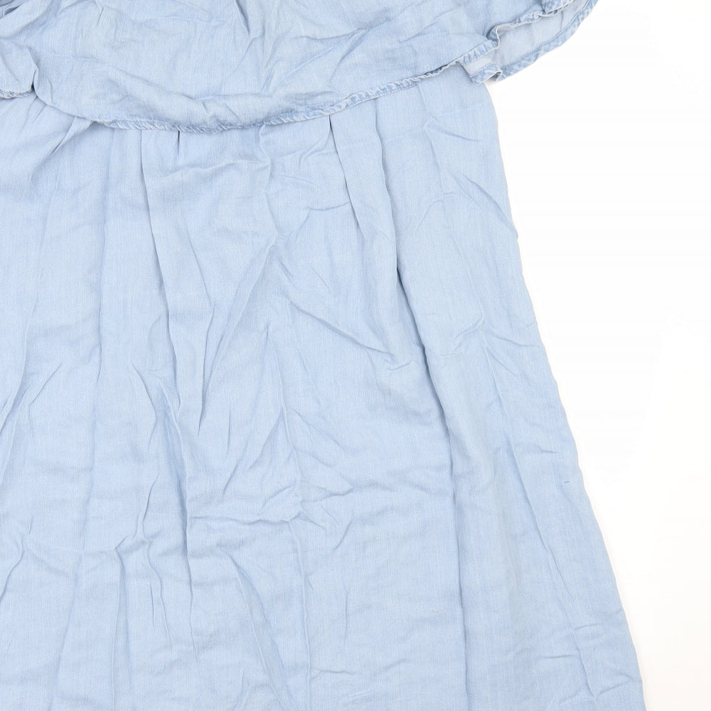 Peacocks Womens Blue   A-Line  Size 18