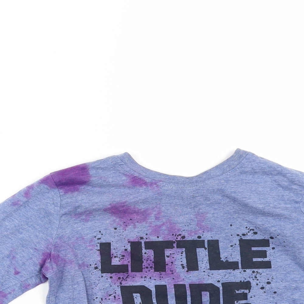 Primark Boys Blue   Basic T-Shirt Size 2-3 Years  - Little Dude