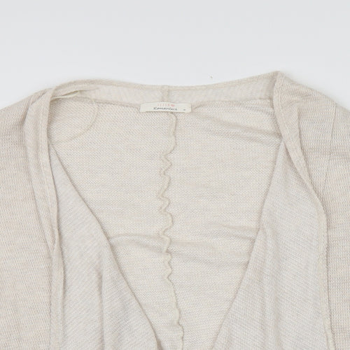 Urban Womens Beige   Cardigan Jumper Size M  - flared sleeves