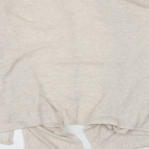 Urban Womens Beige   Cardigan Jumper Size M  - flared sleeves