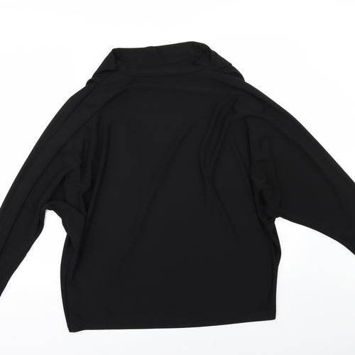 George Womens Black   Tunic Blouse Size 16