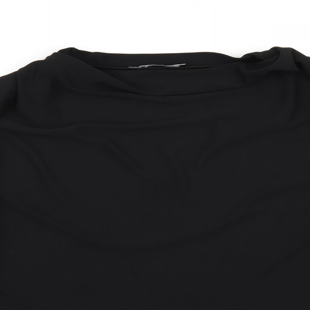 George Womens Black   Tunic Blouse Size 16