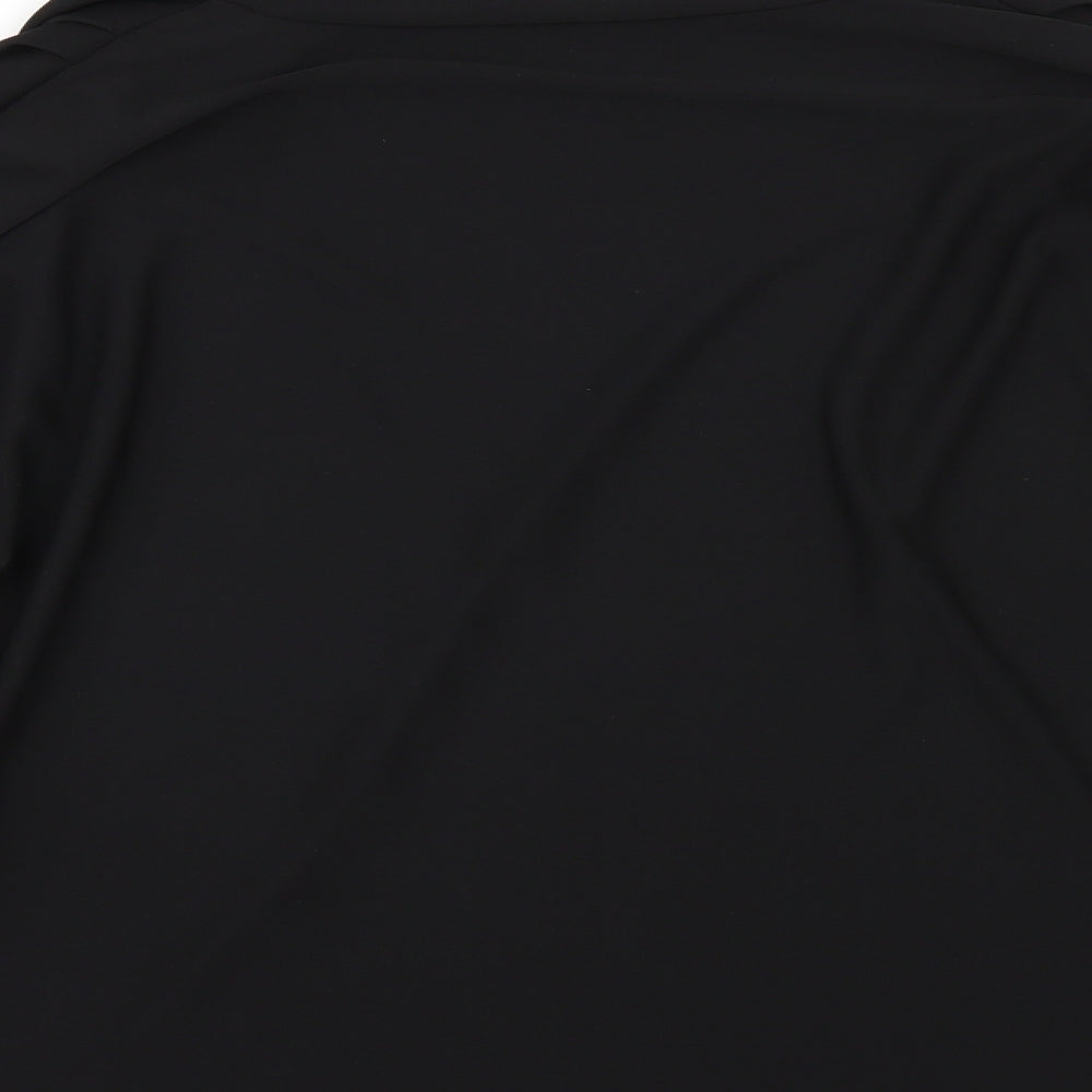 George Womens Black   Tunic Blouse Size 16