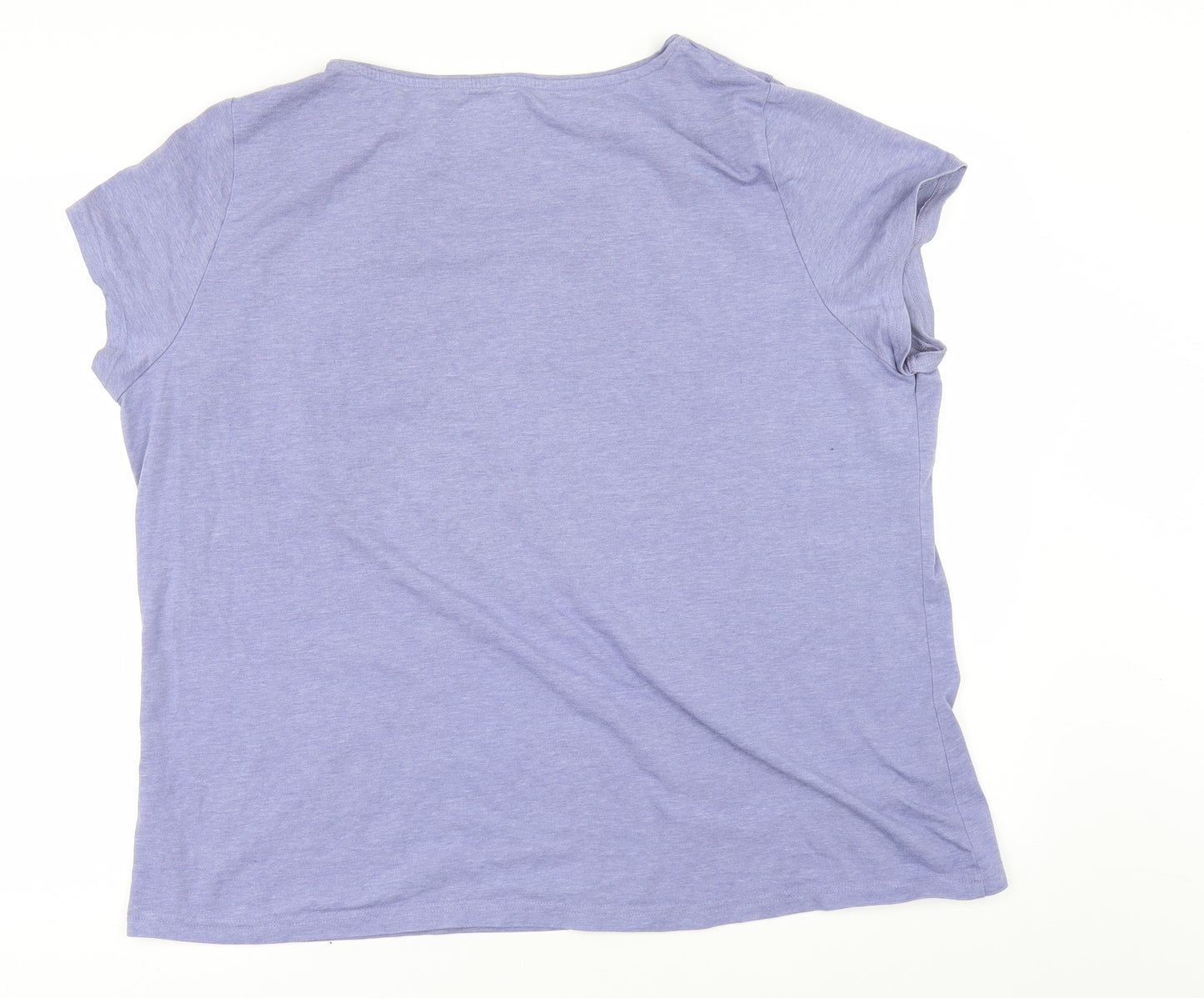 George Womens Purple   Basic T-Shirt Size 24