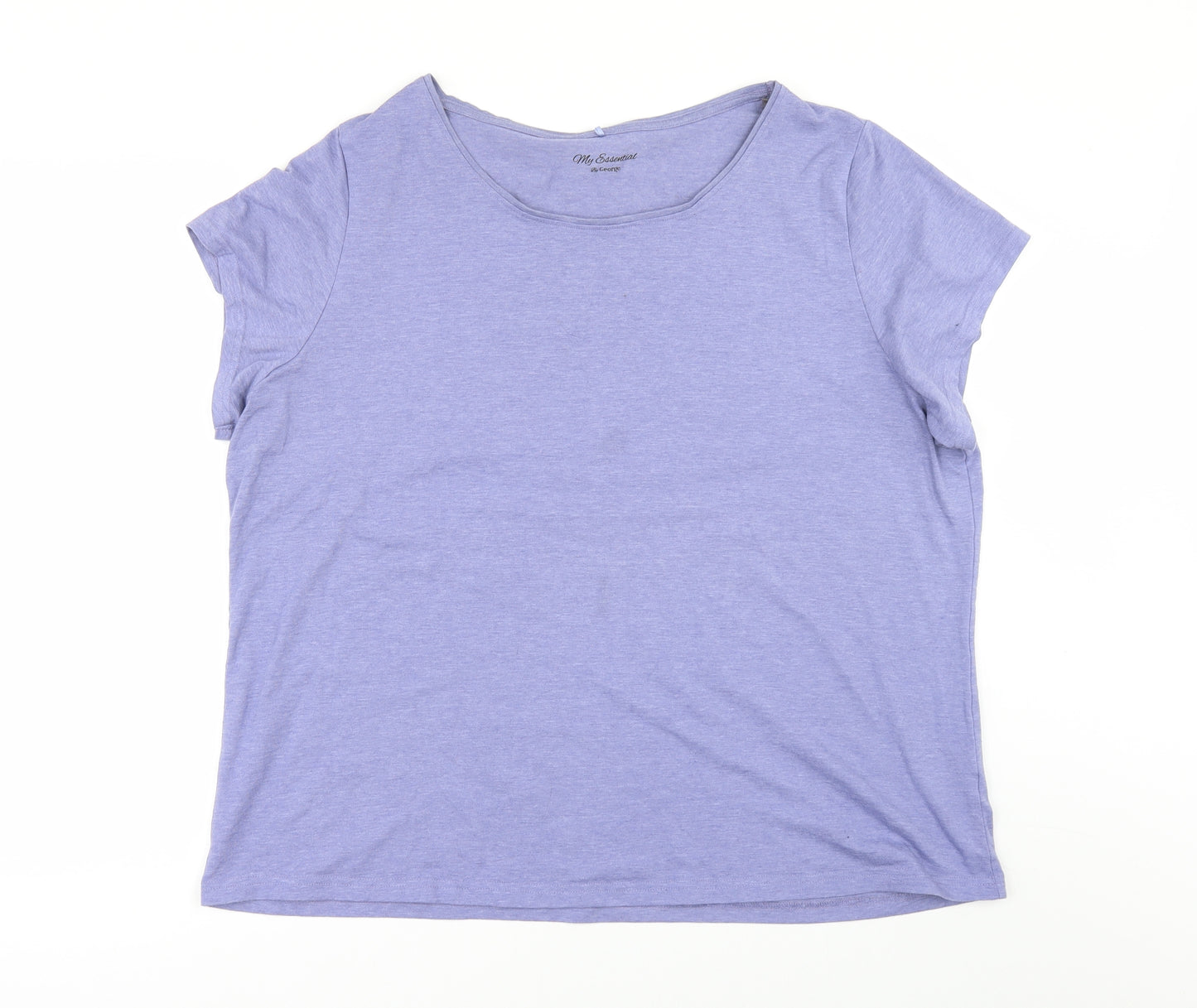 George Womens Purple   Basic T-Shirt Size 24