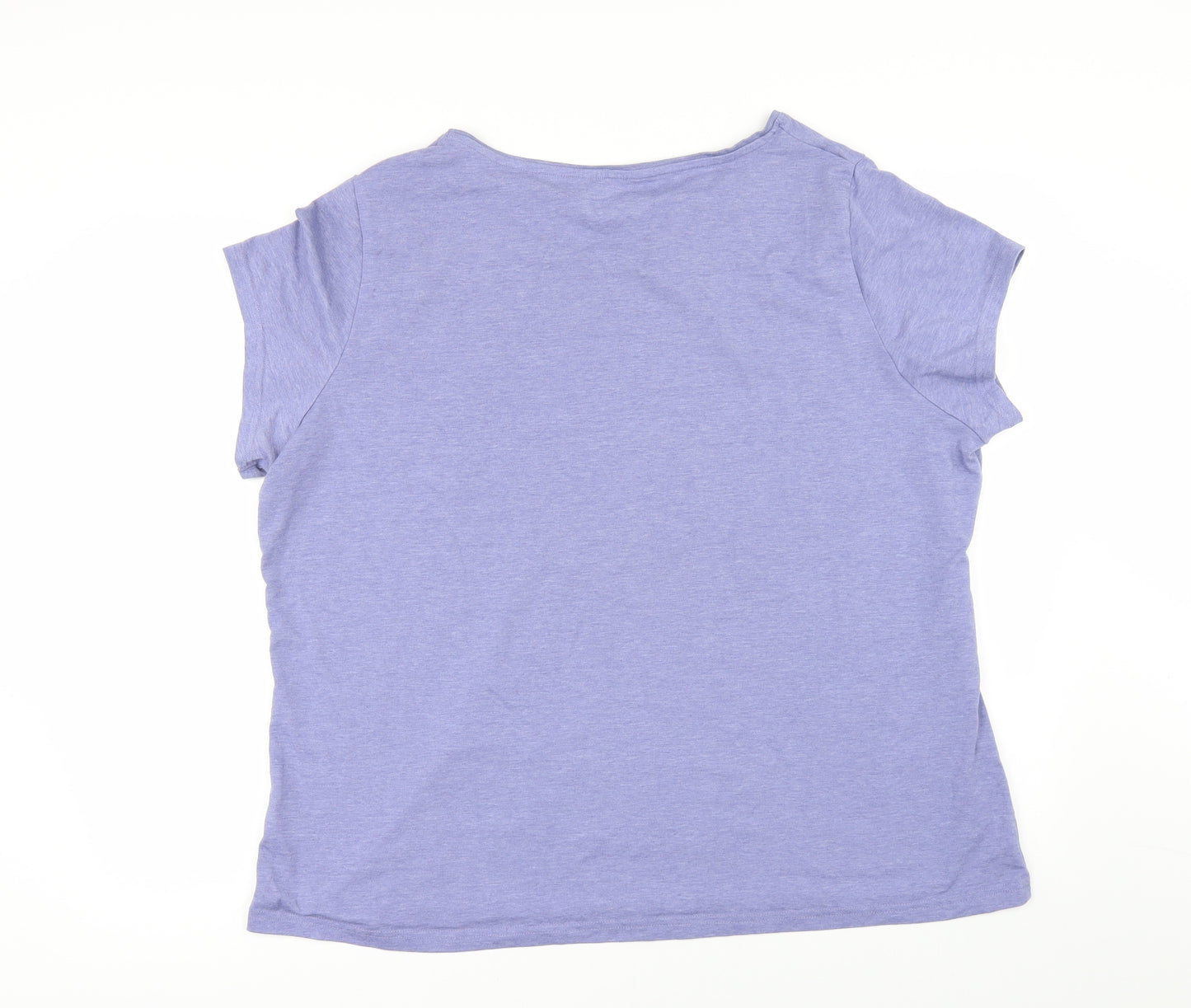 George Womens Purple   Basic T-Shirt Size 24