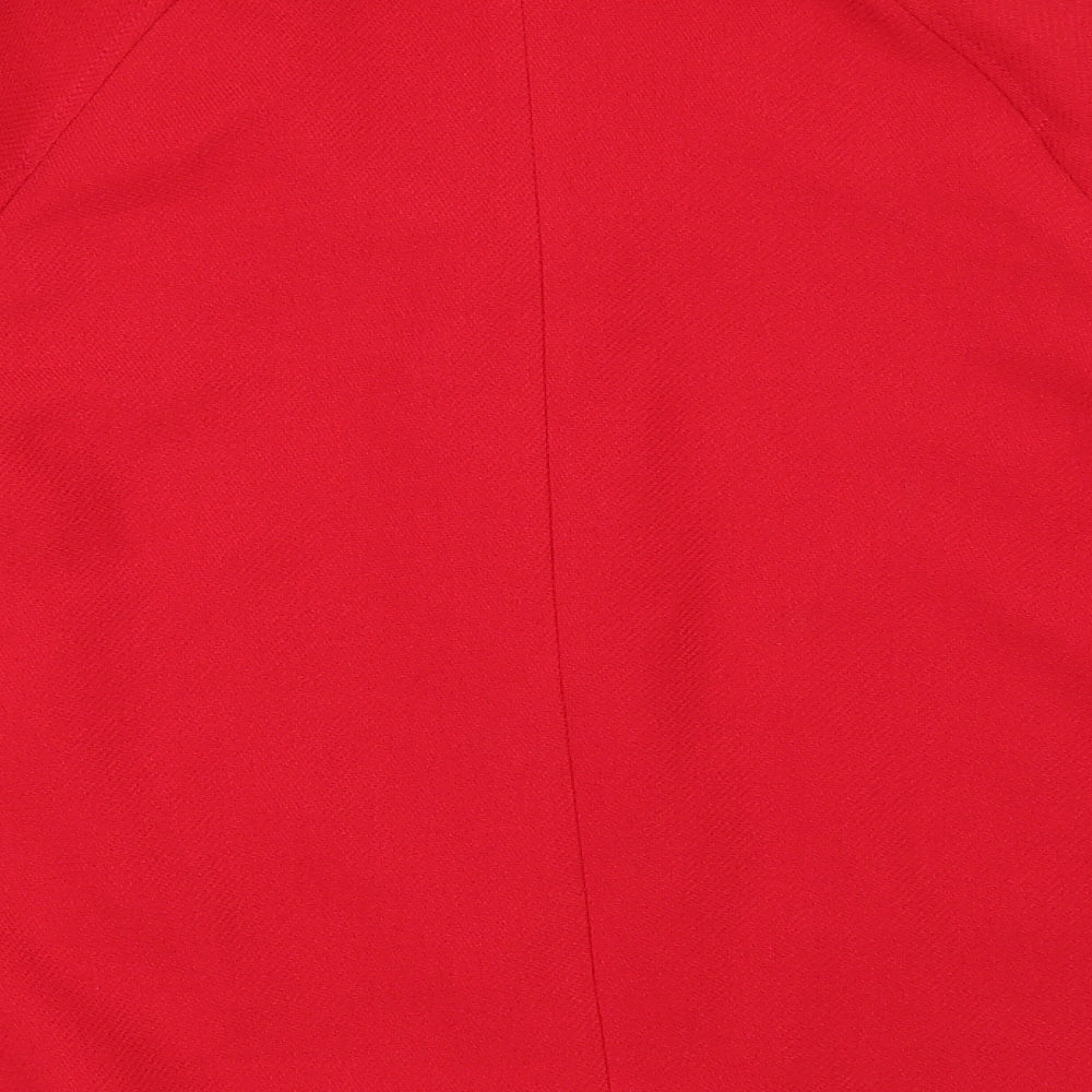 Gold Womens Red   Pea Coat Coat Size 16