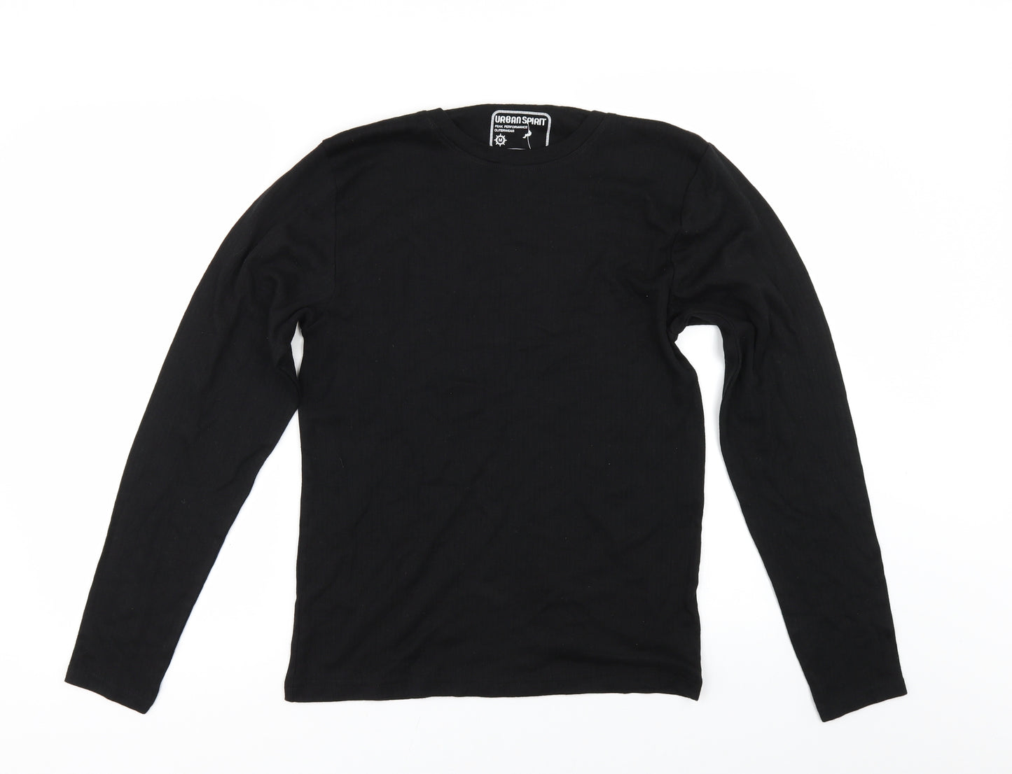 Urban Sprirt Womens Black   Basic T-Shirt Size M