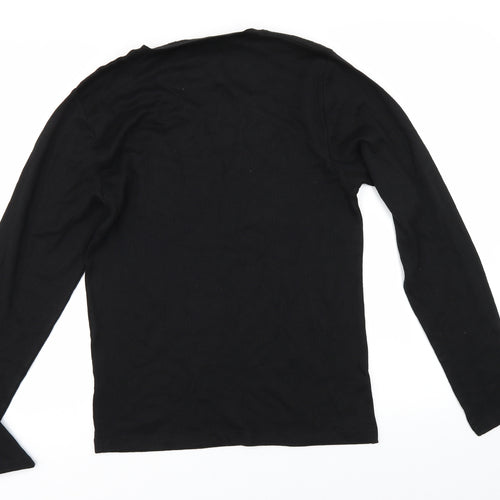 Urban Sprirt Womens Black   Basic T-Shirt Size M