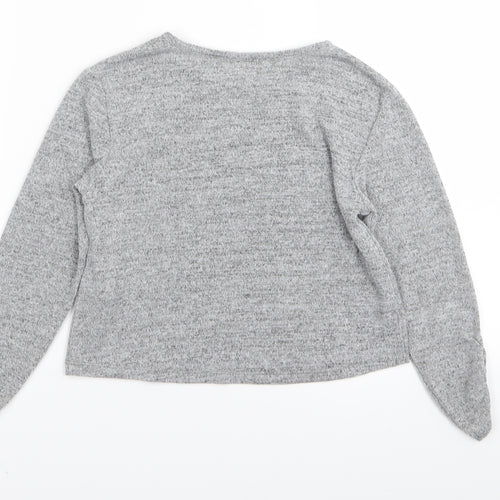 by very Girls Grey   Basic T-Shirt Size 6 Years