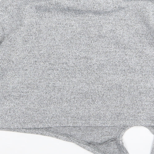 Matalan Girls Silver   Basic T-Shirt Size 5 Years
